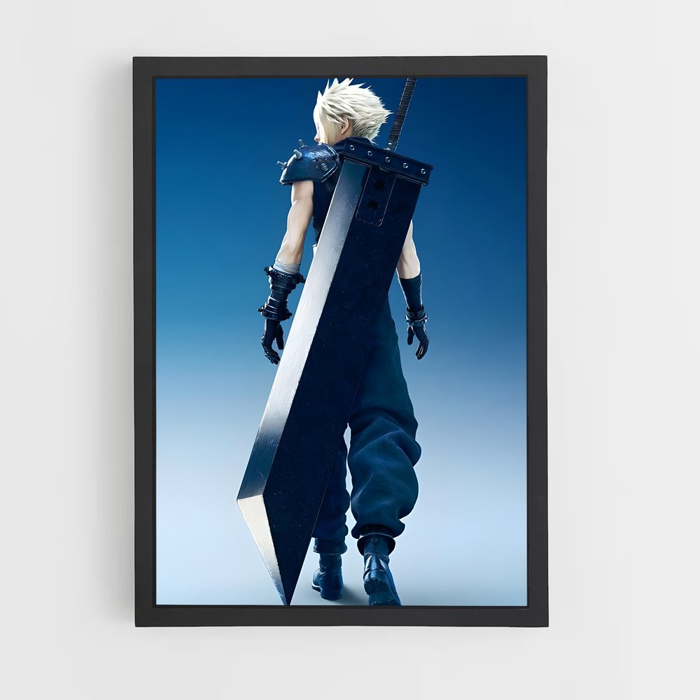 Poster Cloud de strife – affiche Final Fantasy (vue 2)